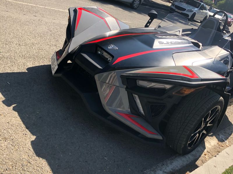 Polaris Slingshot spotted in Tianeti