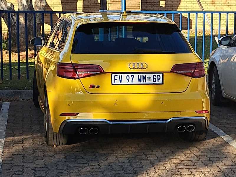 Audi S3 (2021) spotted in City of Tshwane Metropolitan Municipality, South Africa