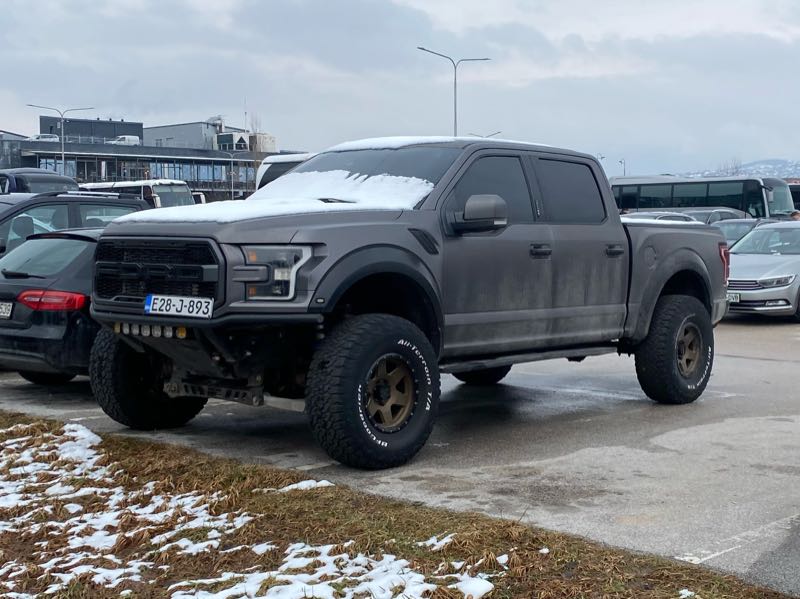 Ford F-150 Raptor spotted in Sarajevo