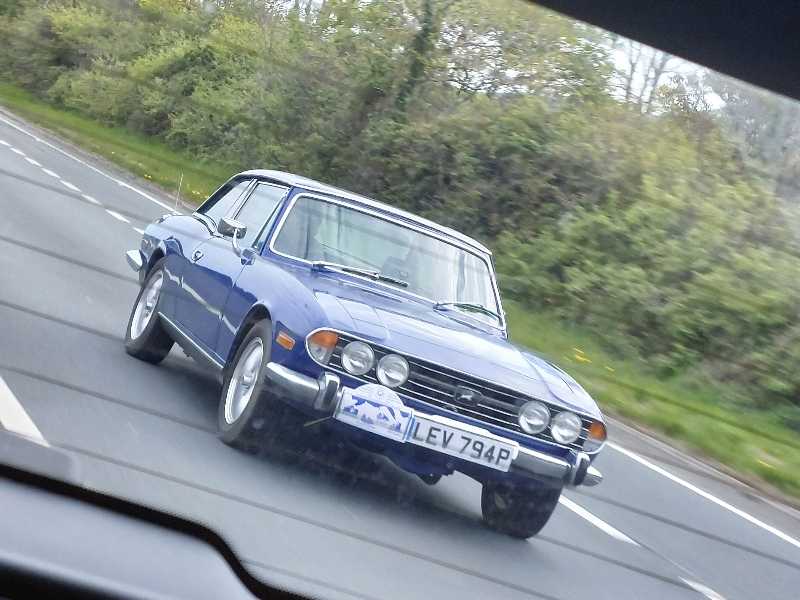 Triumph Stag spotted in Bangor