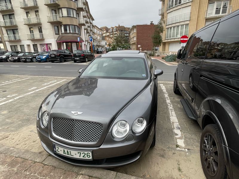 Bentley Continental spotted in Charleroi