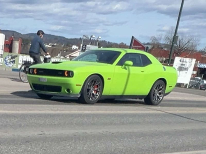 Dodge Challenger spotted in Skien