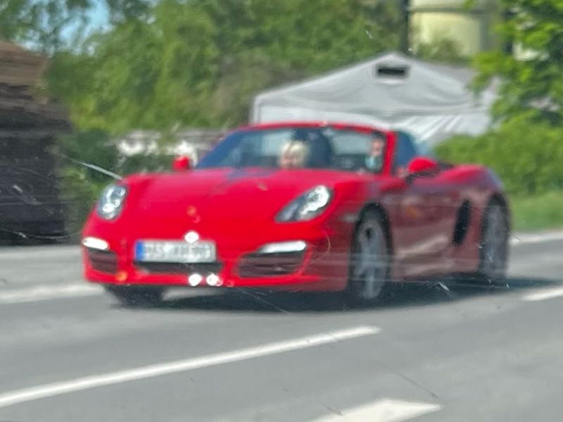Porsche Boxster spotted in Bamberg