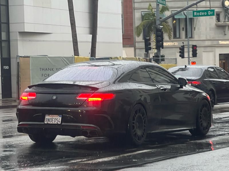 Mercedes-Benz S-Class Coupe spotted in Los Angeles