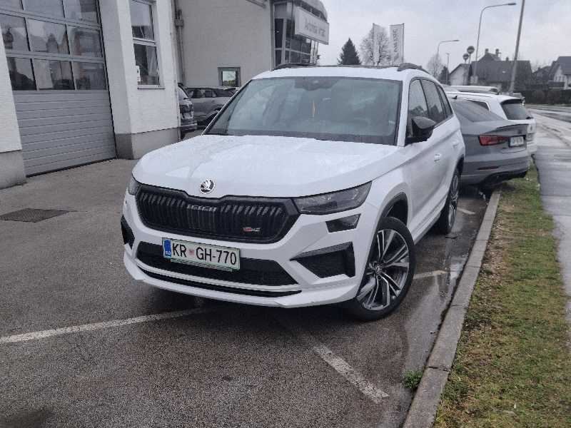 Škoda Kodiaq RS spotted in Ljubljana