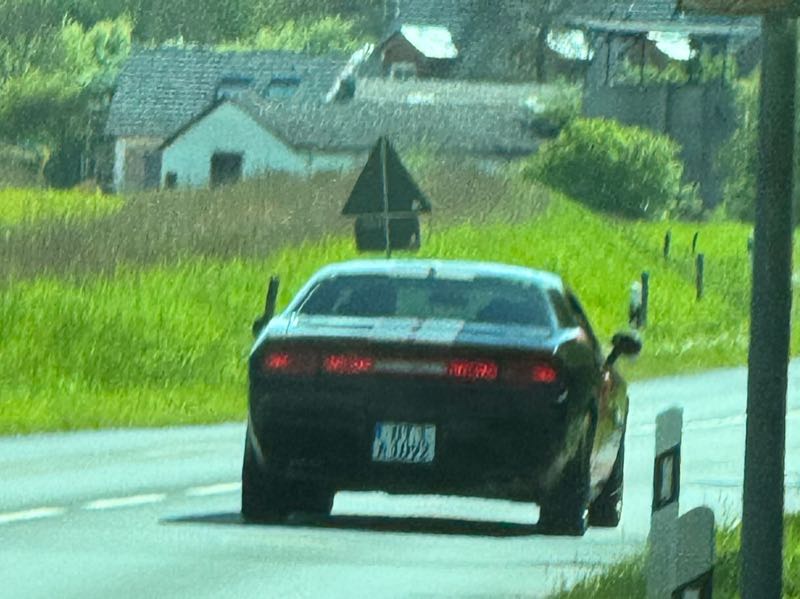 Dodge Challenger spotted in Bayreuth