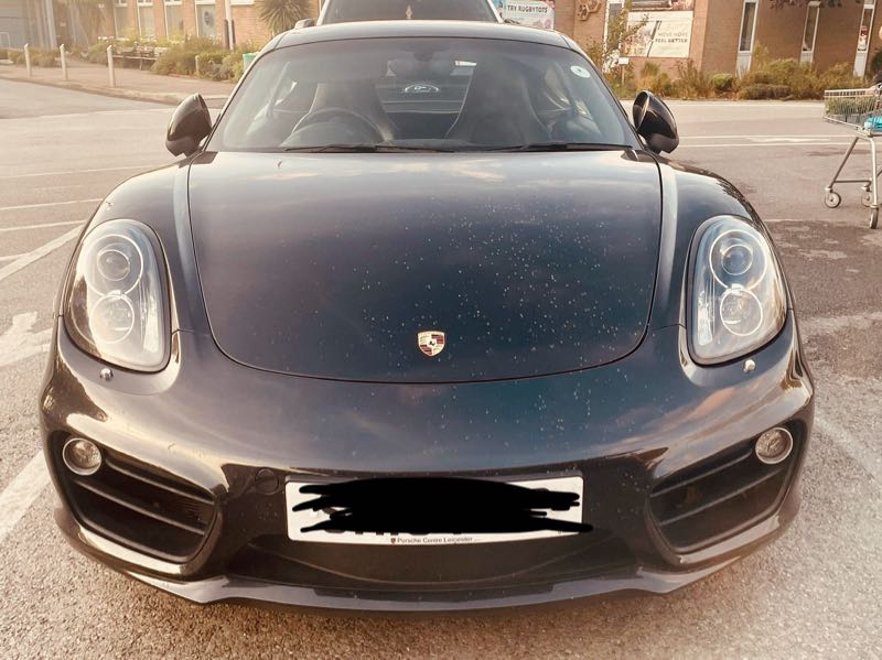Porsche Cayman spotted in Stockport