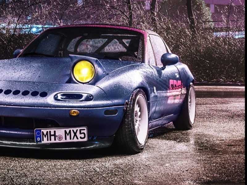 Mazda MX-5 (1990) spotted in Tidworth, United Kingdom