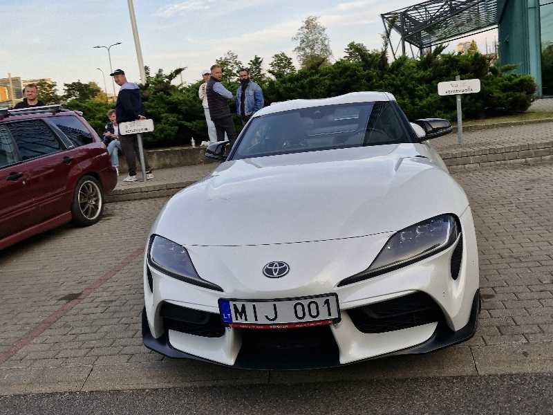 Toyota GR Supra spotted in Vilnius