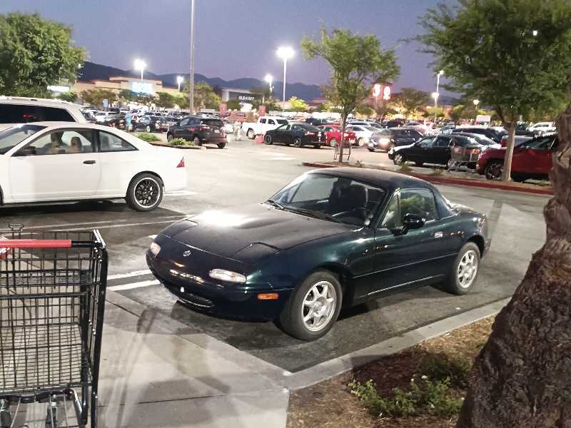Mazda MX-5 Miata spotted in Fontana