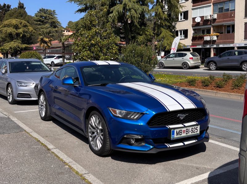 Ford Mustang (2015) spotted in Izola, Slovenia