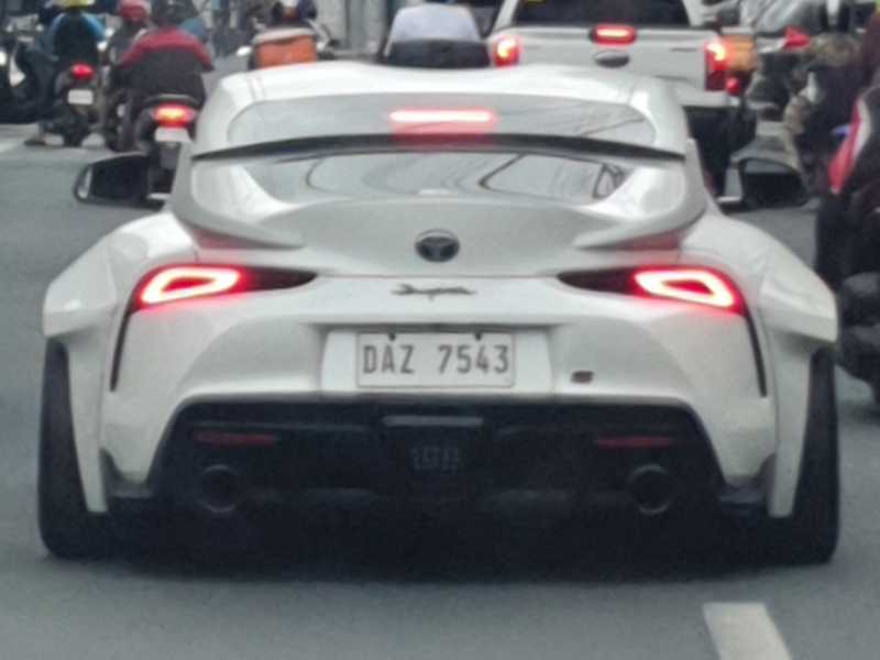 Toyota Supra spotted in Pasig City
