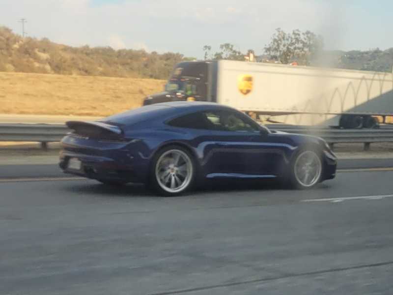 Porsche 911 spotted in Temecula
