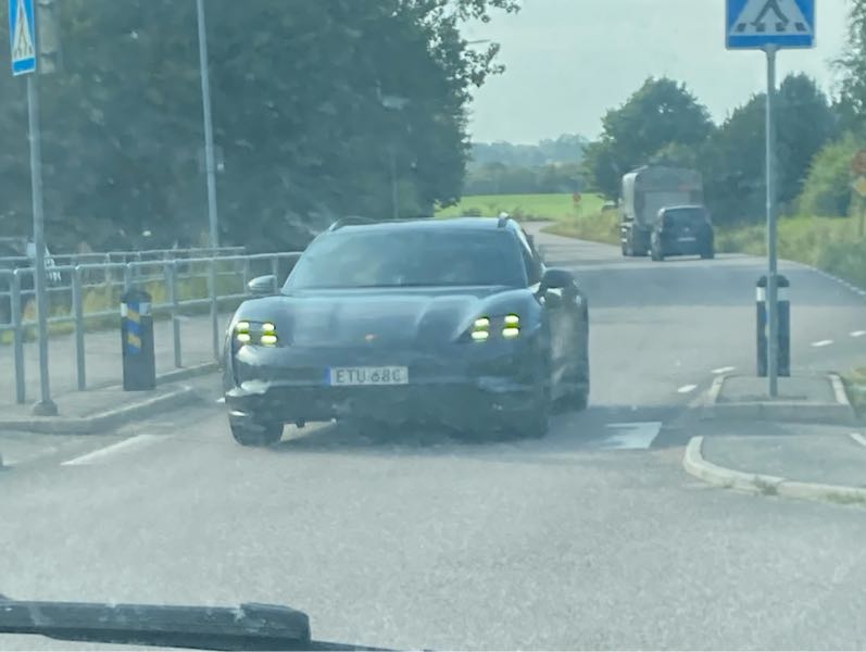 Porsche Taycan spotted in Varberg