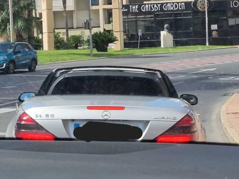 Mercedes-Benz SL 55 AMG spotted in Benidorm