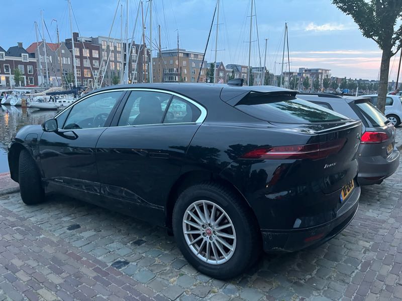 Jaguar I-PACE spotted in Leeuwarden