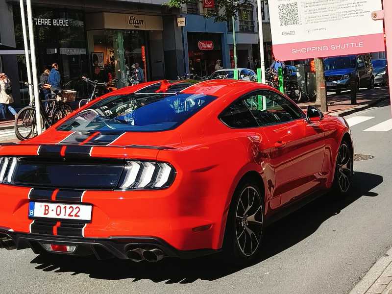 Ford Mustang (2021) spotted in Brugge, Belgium