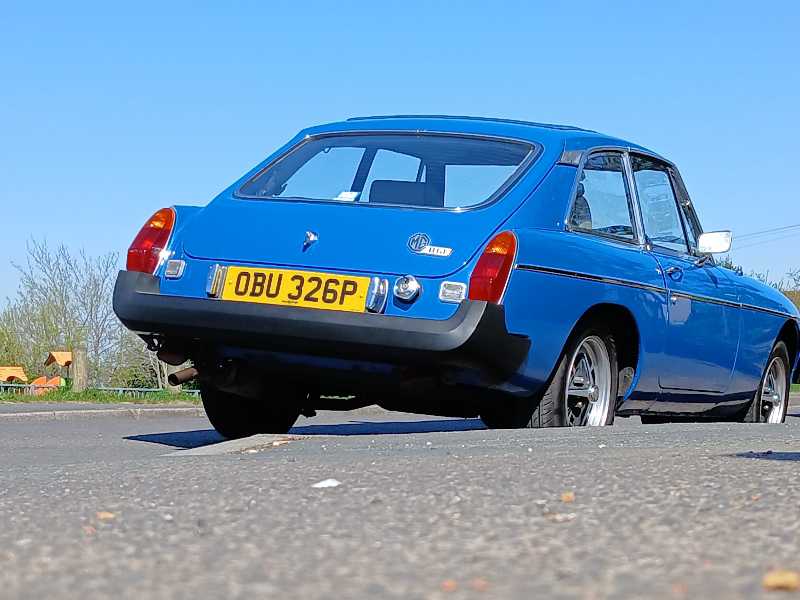 MG MGB GT spotted in Farnborough