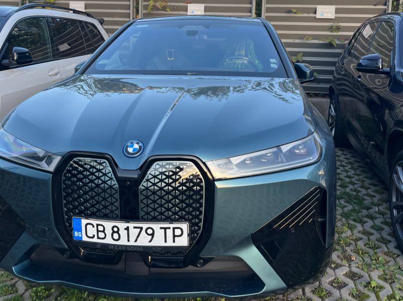 BMW iX spotted in Sofia