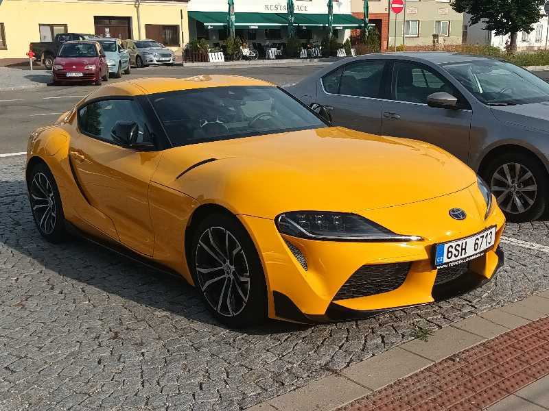 Toyota Supra spotted in Olomouc