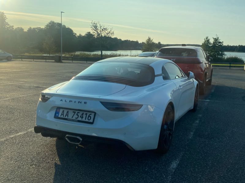 Alpine A110 (2021) spotted in Sarpsborg, Norway