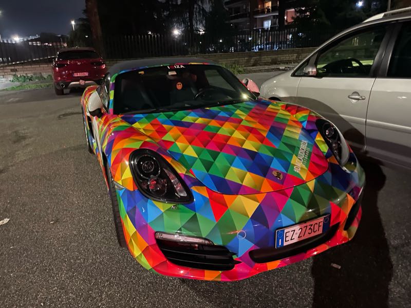 Porsche Cayman spotted in Rome