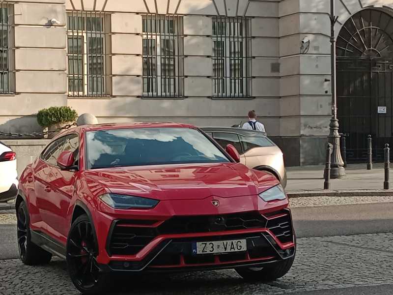 Lamborghini Urus (2021) spotted in Warsaw, Poland