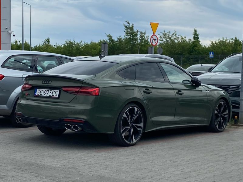 Audi A5 Sportback spotted in Konin