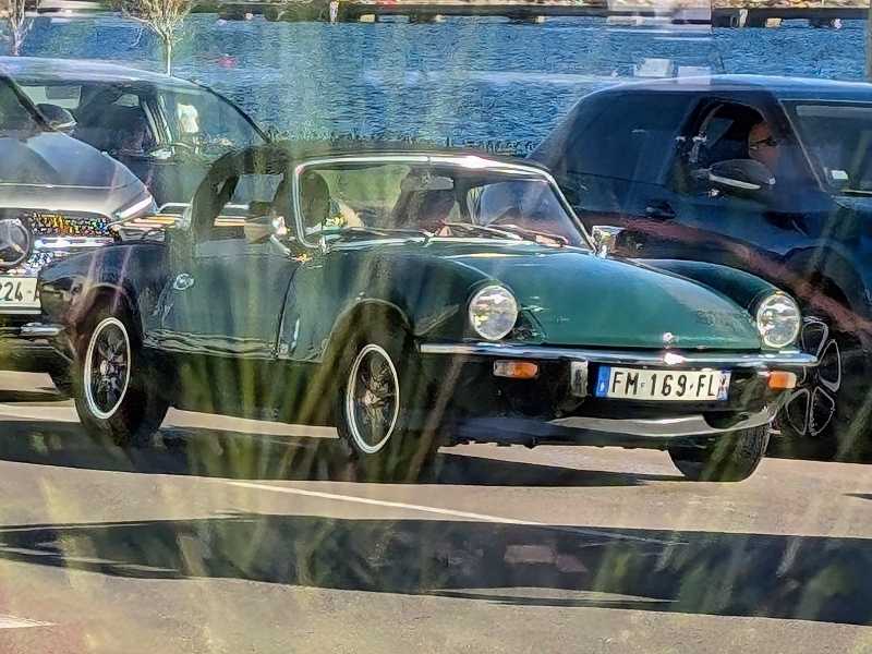 Triumph Spitfire spotted in Ajaccio