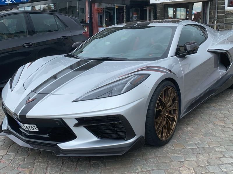 Chevrolet Corvette (2020) spotted in Leirvik, Norway
