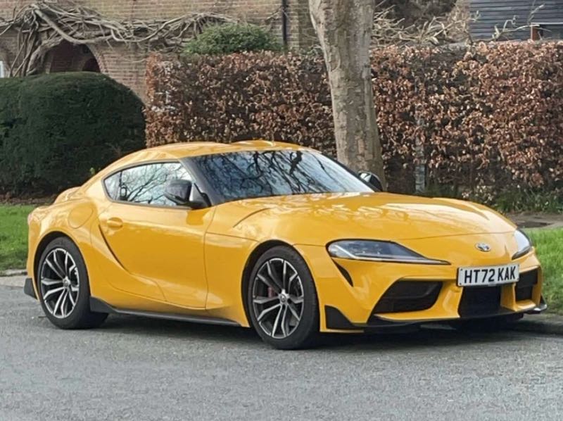 Toyota Supra spotted in Worthing