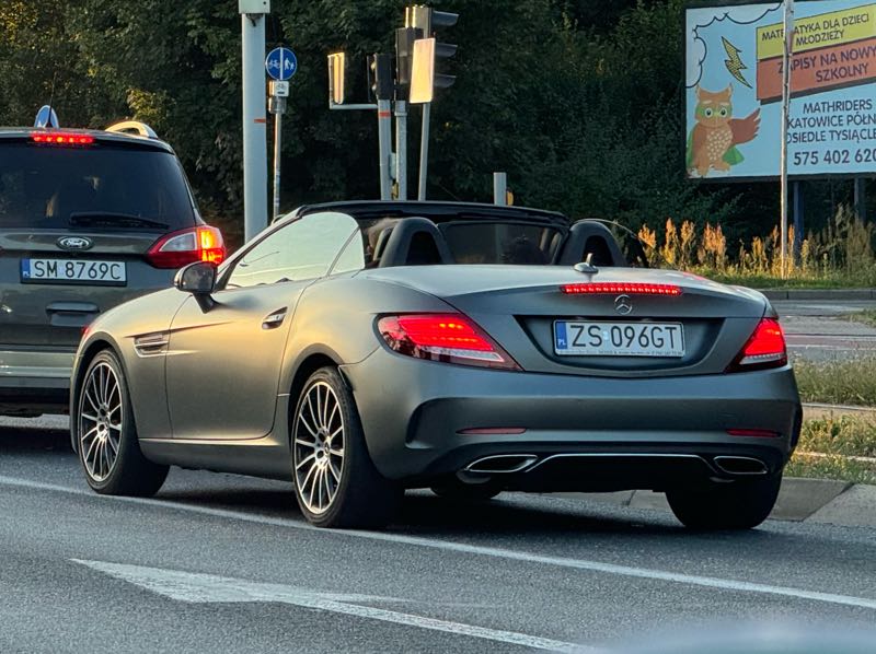 Mercedes-Benz SLK 250 spotted in Chorzów