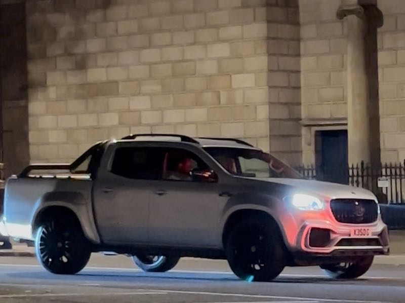 Mercedes-Benz X-Class spotted in London