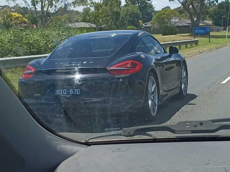 Porsche Cayman (2014) spotted in Melbourne, Australia