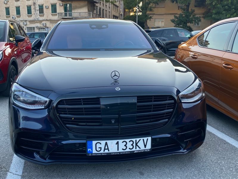Mercedes-Benz S-Class AMG spotted in Split