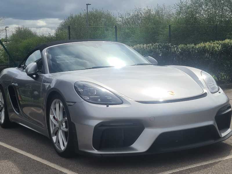 Porsche 718 Spyder spotted in Stoke-on-Trent
