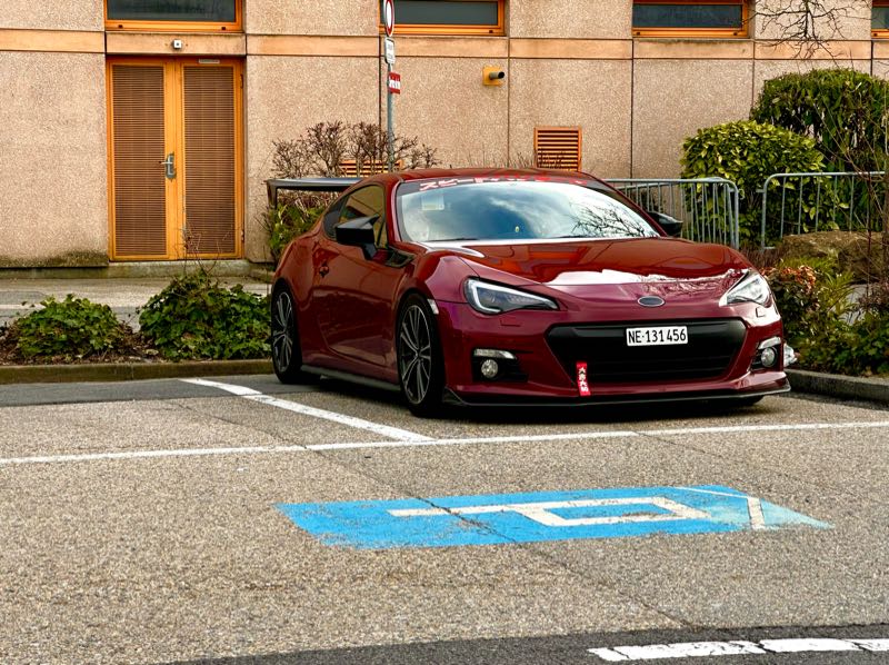 Subaru BRZ spotted in Yverdon-les-Bains