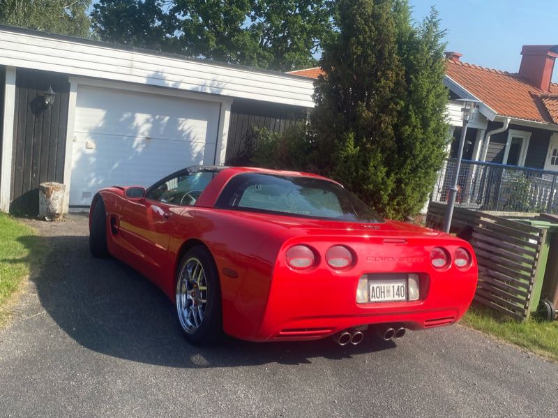 Chevrolet Corvette (2001) spotted in Halmstad, Sweden