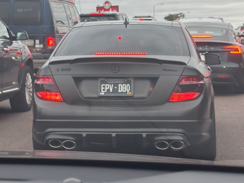 Mercedes-Benz C 63 AMG (2008) spotted in Howard, United States