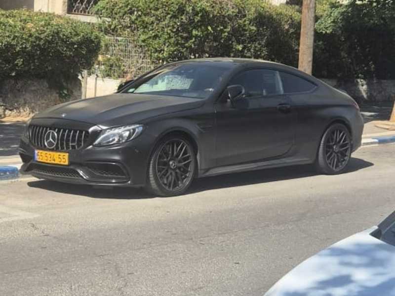 Mercedes-Benz C-Class Coupe (2018) spotted in Tel Aviv, Israel
