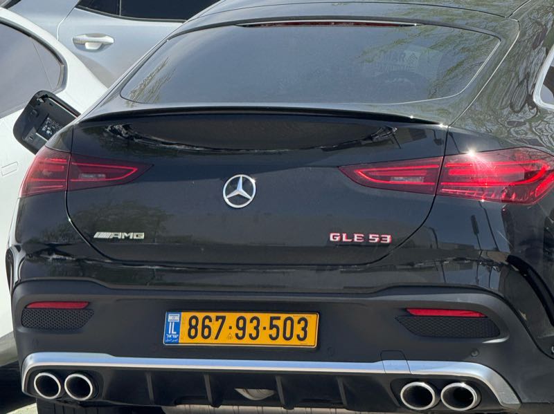 Mercedes-Benz GLE 53 spotted in Eilat