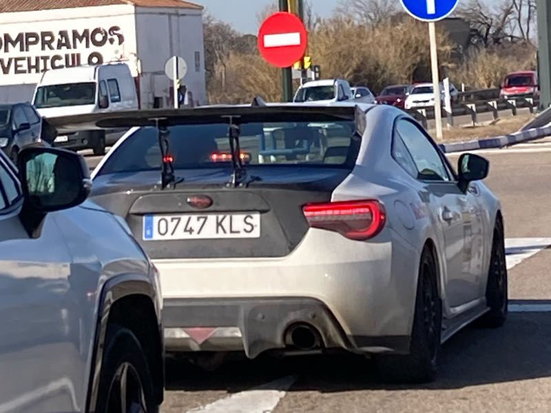 Subaru BRZ spotted in Zaragoza