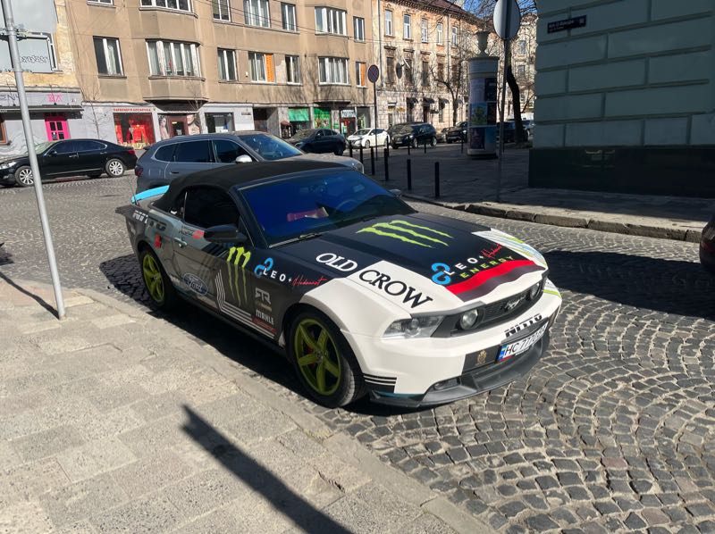 Ford Mustang spotted in Lviv