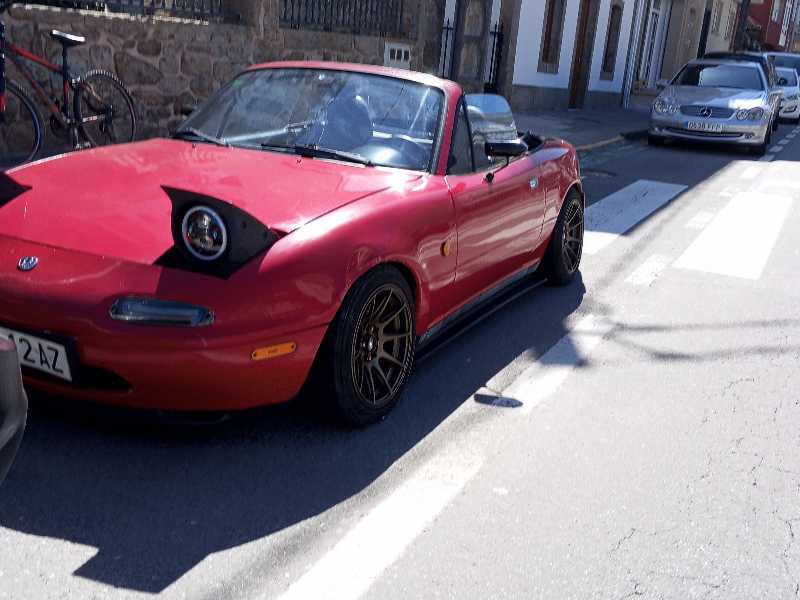 Mazda MX-5 (1990) spotted in Fisterra, Spain