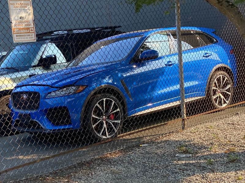 Jaguar F-Pace SVR spotted in Burnaby