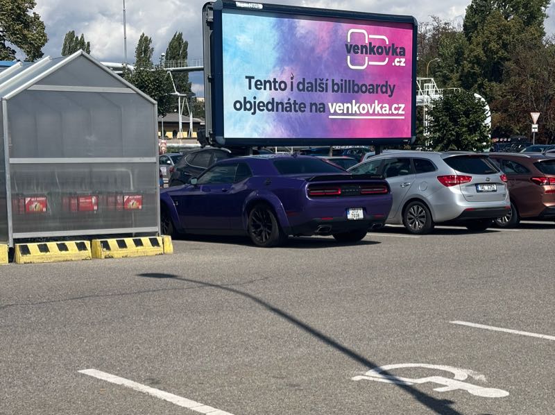 Dodge Challenger spotted in Hodonín