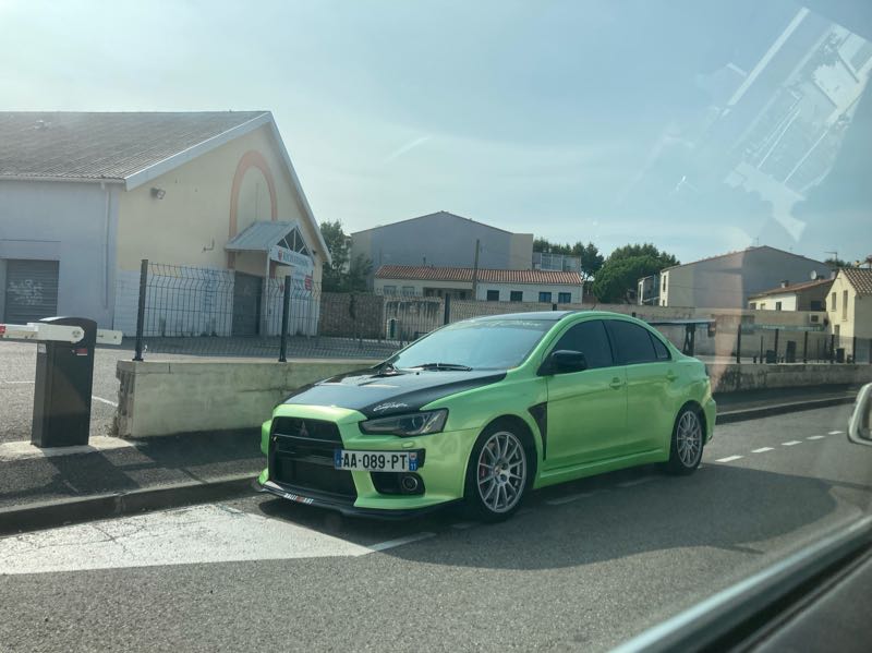 Mitsubishi Lancer Evolution X (2015) spotted in Narbonne, France