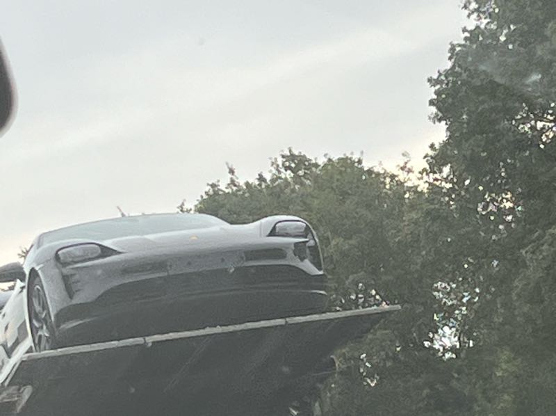 Porsche Taycan (2020) spotted in Bakum, Germany