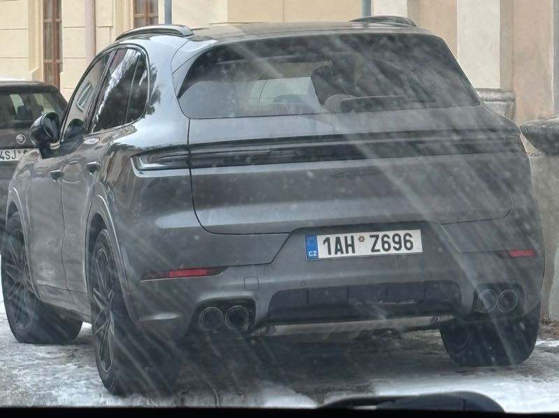 Porsche Cayenne spotted in Kutná Hora