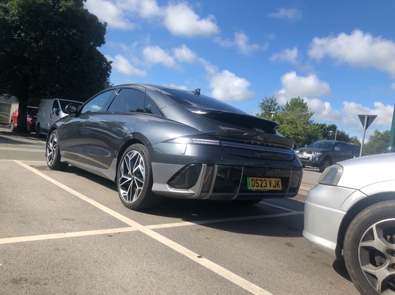 Hyundai Ioniq 6 spotted in Charleroi